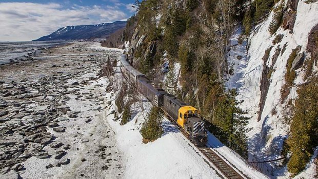 Quebec's Le Massif de Charlevoix train.