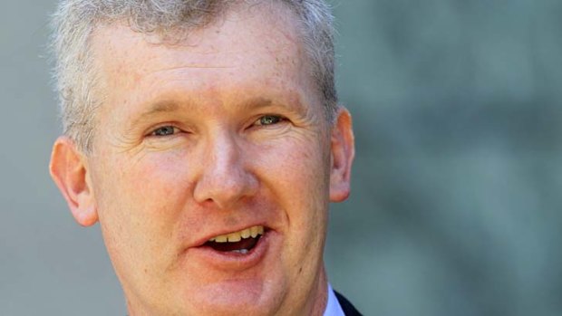 Consigned the Tarkine to the dustbin ... Environment Minister Tony Burke.