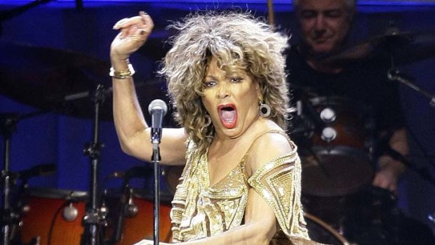 Tina Turner performs at the O2 Arena in London on March 3, 2009.