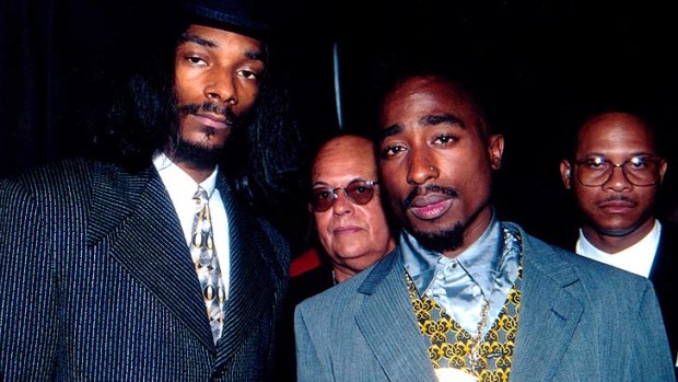 As they were ... Snoop and Tupac in the late rapper's heyday.