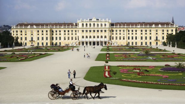 Schonbrunn Palace in Vienna.