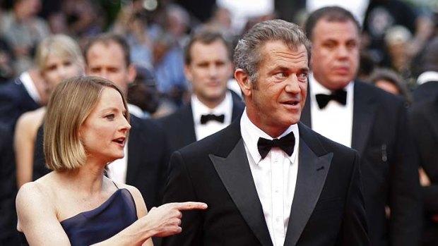 Jodie Foster and Mel Gibson step out on the red carper for The Beaver in Cannes.