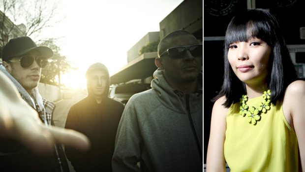 Chart-toppers: Hip-hoppers Bliss N Eso (left) and soloist Dami Im have enjoyed success this year.