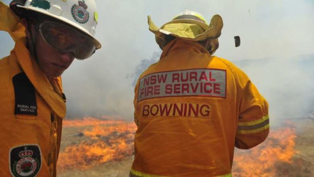 Bowning RFS crews in action this week.
