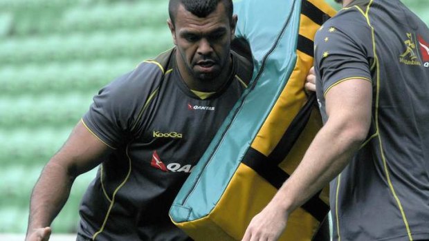 Carpeted: Deans did not consider standing down Kurtley Beale.
