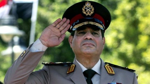 Egyptian Defence Minister General Abdel-Fattah al-Sisi. 