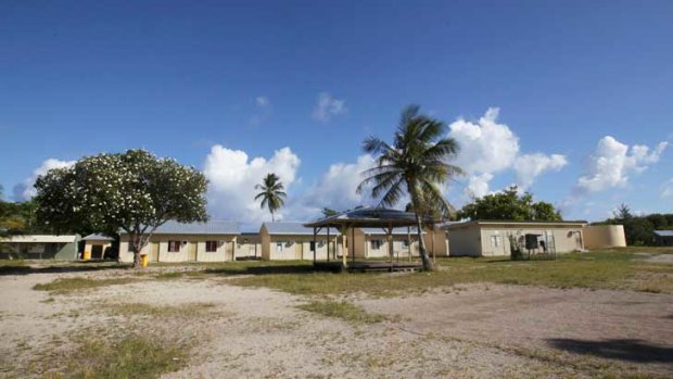 A school in Nauru, which is one of the proposed sites for an asylum seeker processing centre.