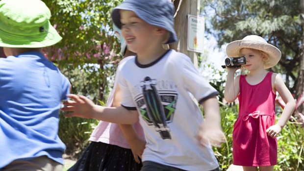 UQ Campus Kindergarten children filmed a series of slapstick skits which have been made into a 15 minute feature.