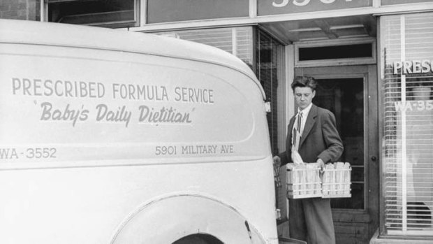 Milk run … formula-feeding was widely promoted in the 1950s.
