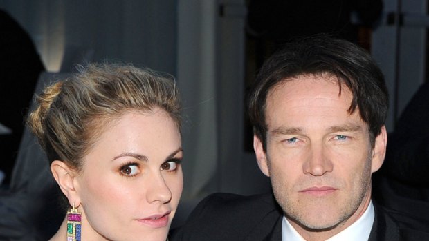 True love ... Anna Paquin and Stephen Moyer expecting their first child together.