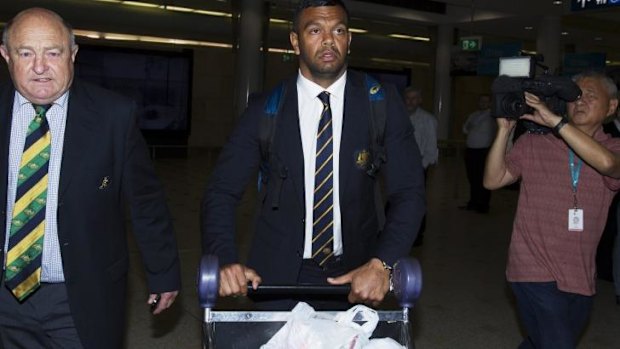 In hot water: Kurtley Beale.