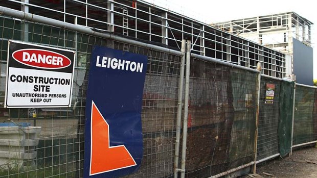 Heading south ... further losses are tipped for Leighton Holdings.