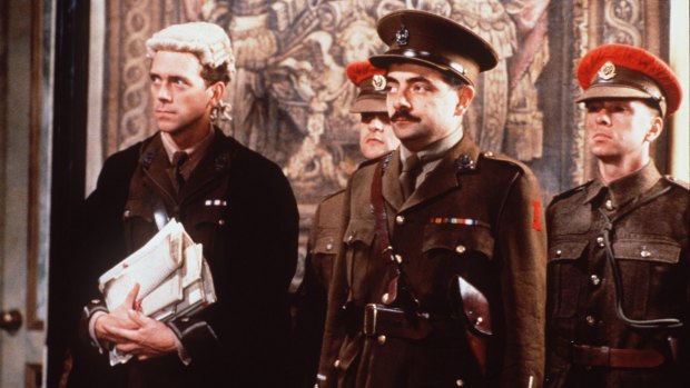 A very young Hugh Laurie (far left) showed his penchant for comedy in <i>Blackadder</i>.