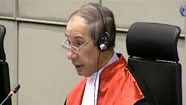 "Aussie kid" ... international war crimes judge Richard Lussick was born and raised in Sydney.