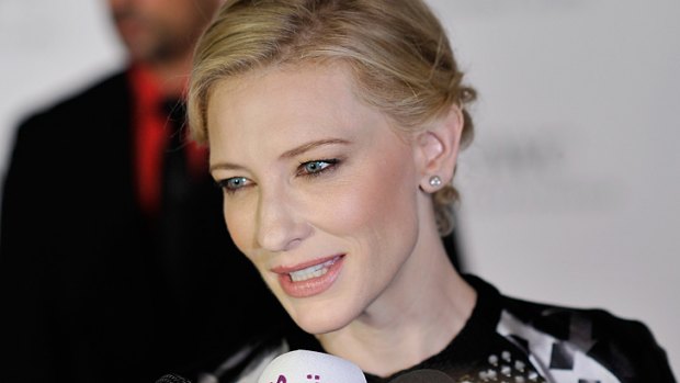 Modest: Cate Blanchett had doubts about her work on Woody Allen's upcoming movie.