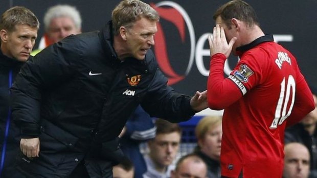 Wayne Rooney was unhappy with comments Moyes made in July.
