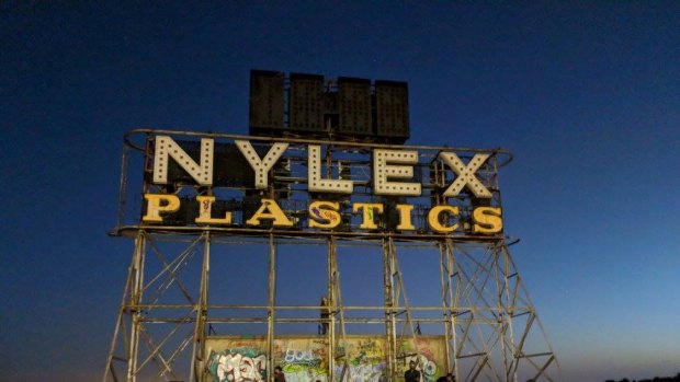 A group of young urban explorers rang in the New Year from atop the iconic Nylex clock in Richmond. 