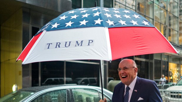 A loyal Trump supporter: Rudy Giuliani