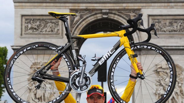 Cadel Evans' victory has influenced bicycle sales in Melbourne.
