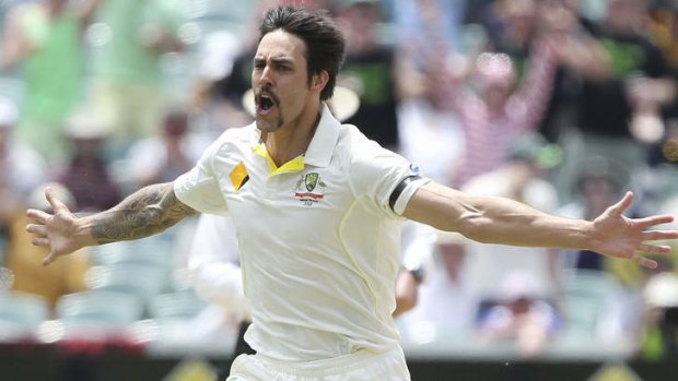 Hot and cold: the mercurial Mitchell Johnson.