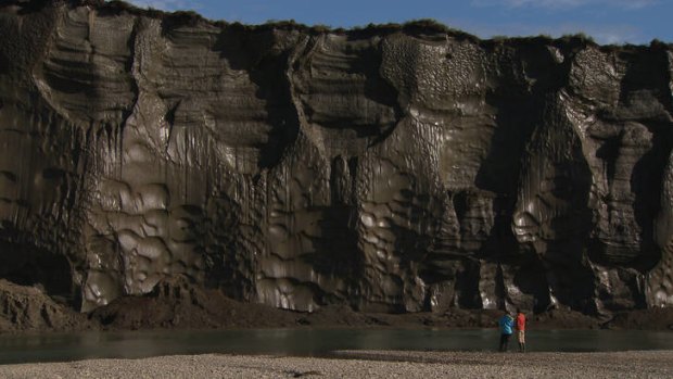 The big thaw ... Melting Arctic permafrost.