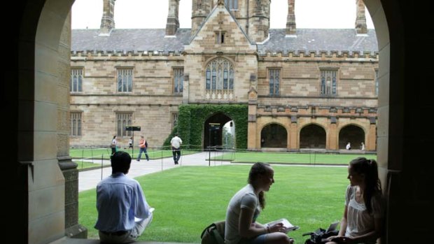 Higher fees ... a review of university funding recommended that all students pay 40 per cent of the cost of their course.