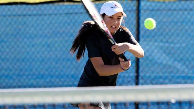 Rising tennis star, ten year old Kayla Greco, is going to Argentina for training.