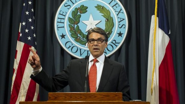 Defiant Texas Governor Rick Perry described  the indictment as an ''outrageous'' abuse of power.