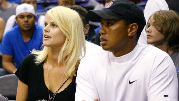 Under wraps ... Elin Nordegren and Tiger Woods will reportedly divorce in Sweden.