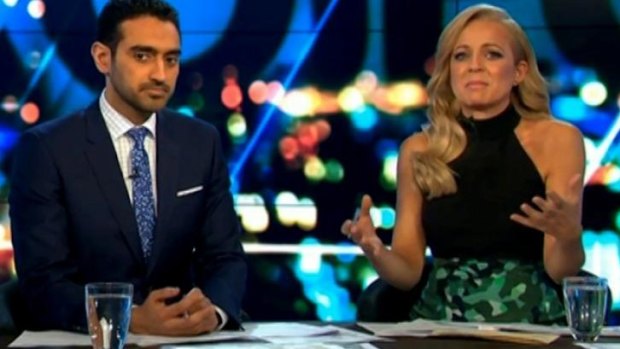 "I just can't look at that without being so upset." Carrie Bickmore broke down on The Project.