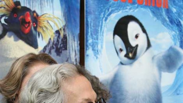 George Miller at an event to launch the start of filming of <em>Happy Feet 2</em> in Sydney,