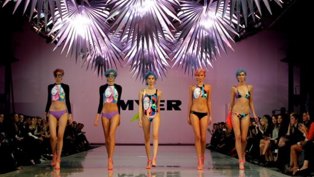 The Myer Spring/Summer fashion collections launch at Carriageworks, Sydney.