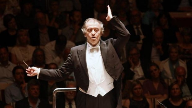 Subtle choice: Valery Gergiev chose a rare Rachmaninoff to finish the concert. 