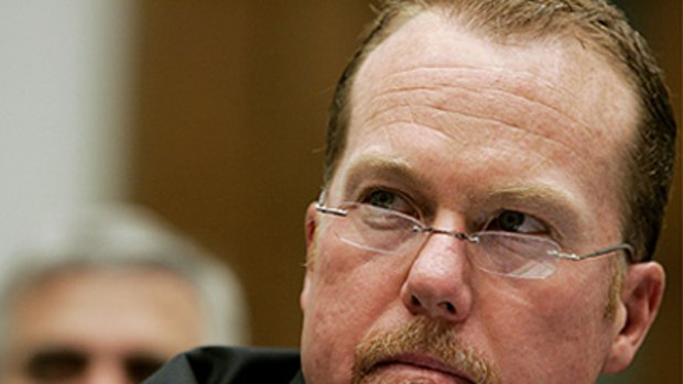 Sorry ... former St. Louis Cardinal Mark McGwire pauses during testimony in 2005