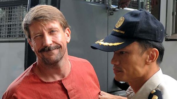 ''Merchant of Death'' ... Viktor Bout arrives at the court. After the ruling he refused to comment.
