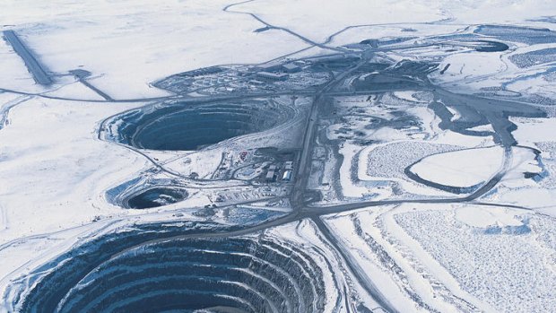 Ekati diamond mine in Canada.