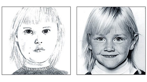 Michael Guilder's sketch of a girl his 1990s jail mate says he referred to as ''Renee''; Renee Aitken, 5, who has been missing for nearly 30 years after vanishing from her bedroom.