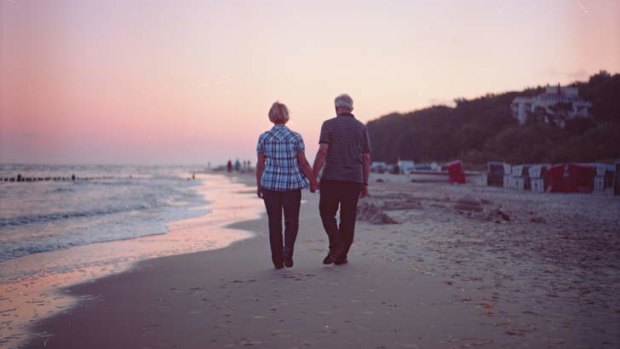 Into the sunset: male (and female) stereotypes often break down in our later years.