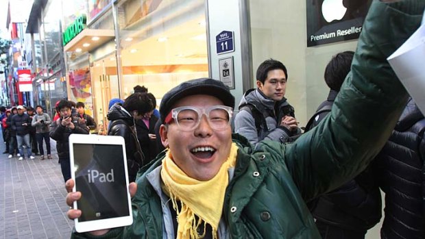 An iPad Mini is sold in Seoul, South Korea. 