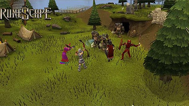 WRETCHED HIVE: Screenshot from the massively multiplayer online role-playing game, RuneScape.