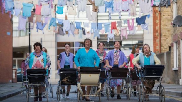 Musical: The pram-and-dance routine that opens the fim.
