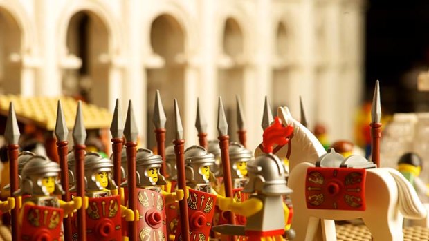 Legionaries of the Lego Colosseum.