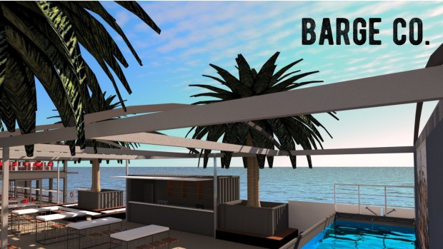 The floating entertainment venue will feature a 1.5m-deep swimming pool.