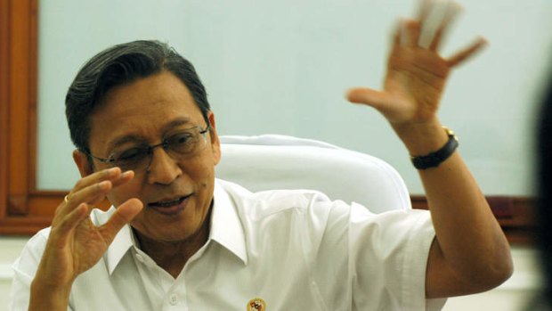 Indonesia vice president Boediono.