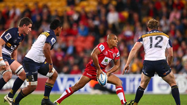 Will Genia gets a pass away for the Reds.