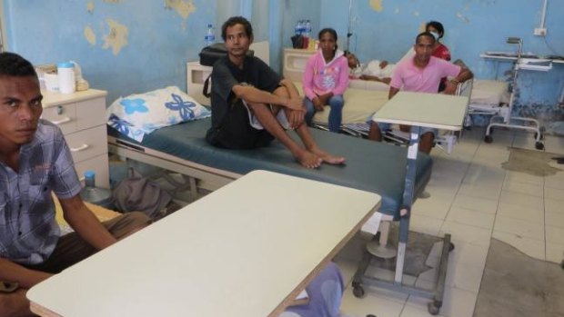 Patients at the Bairo Pite Clinic in Dili.
