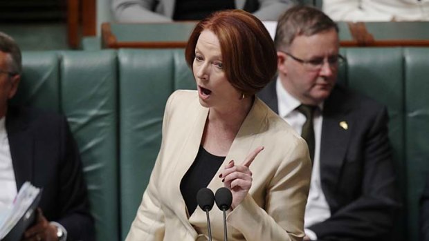 Canvassing &#8230; Julia Gillard.