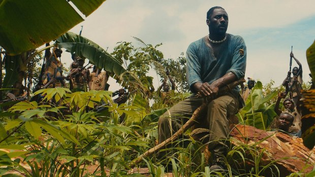 Idris Elba in <i>Beasts of No Nation</i>.