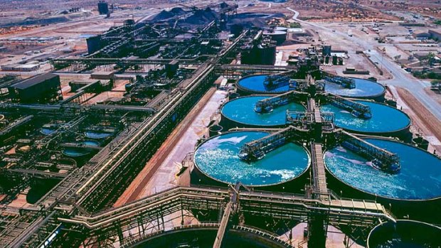 BHP plans to triple output at its Olympic Dam deposit in South Australia.