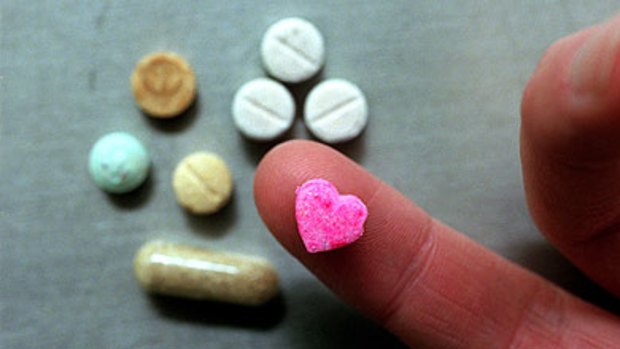 Ecstasy, a mix of amphetamines, is one of the most commonly used drugs in Australia.
